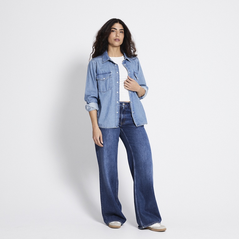 Denim shirt "Dallas" Mid wash